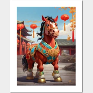 KUNG HEI FAT CHOI – THE HORSE Posters and Art